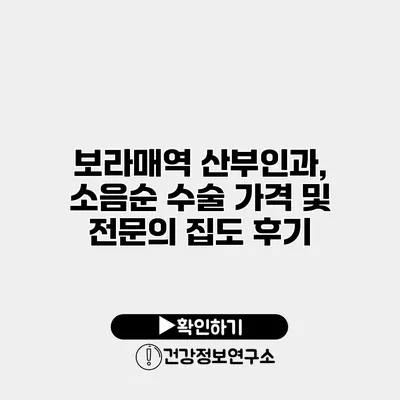 보라매역 산부인과, 소음순 수술 가격 및 전문의 집도 후기